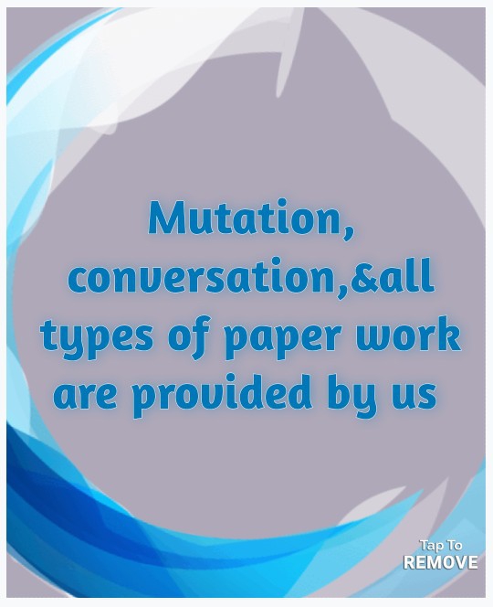 mutation, conversation and all types of paper work